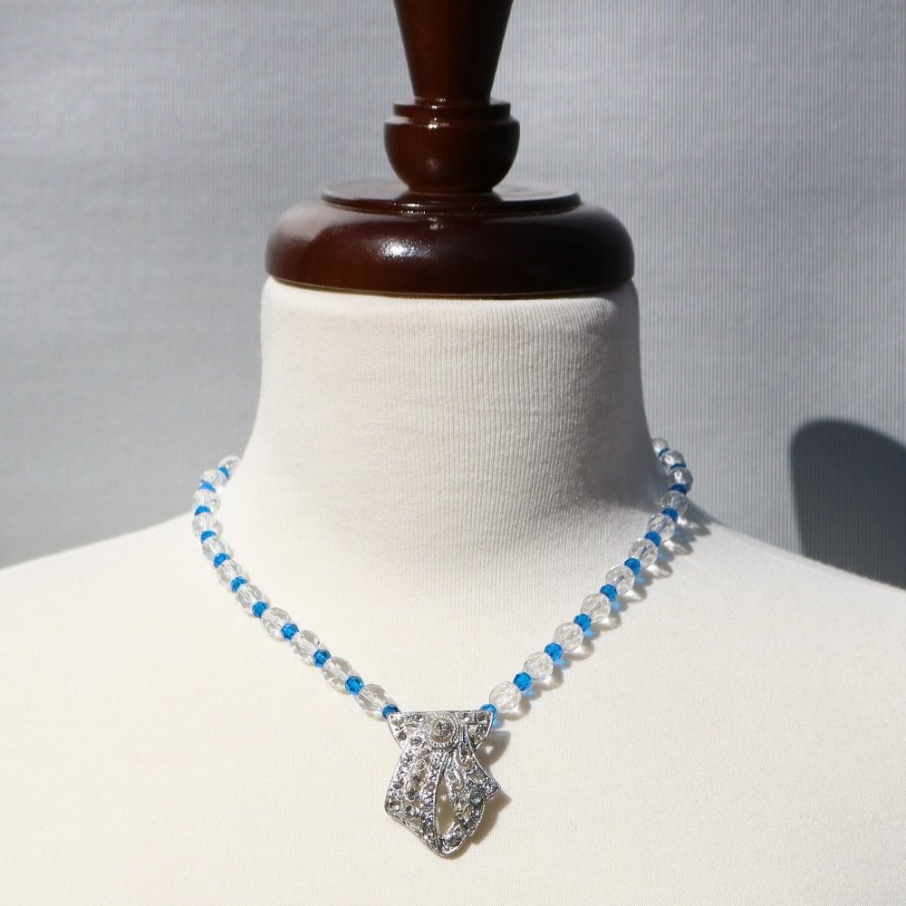 VINTAGE ART DECO RHINESTONE JEWELRY